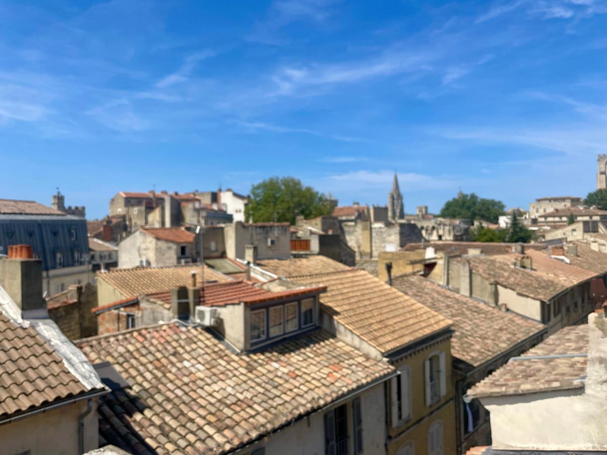 Le Toit D'Avignon - Intra-Muros - Terrasse Vue Palais Des Papes - Ideal Festival - Climatisation - Wifi Exterior foto